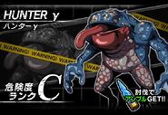 Hunter γ battle art for Minna to BIOHAZARD Clan Master.