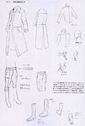 RE5 Wesker Costume Sketch