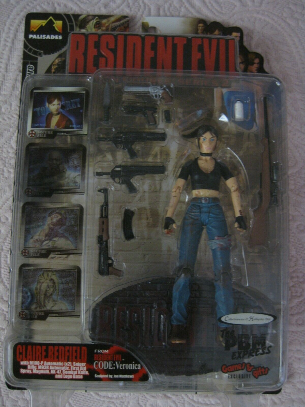 Biohazard: Code Veronica - Claire Redfield - Resident Evil Action Figures  (Series Two) (Palisades)