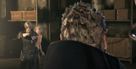 Leon a Ashley čelí Saddlerovi