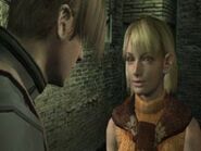 Leon and Ashley in Resident Evil 4