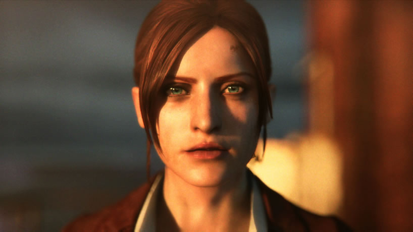 Tess Clarke as Claire Redfield (Live-action actress from Resident Evil 2  (2019) Trailer)