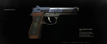 Samurai Edge (Chris Model) | Resident Evil Wiki | Fandom