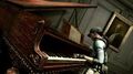 Jill playing piano in Lost in Nightmares DLC- a throwback to the 1998 mansion incident.