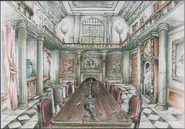 Dining hall concept art