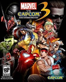 Marvel vs Capcom 3 Fate of Two Worlds Cover Art