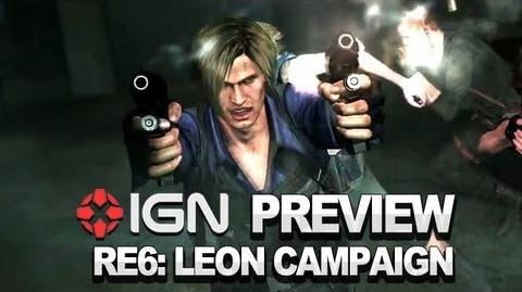 Resident Evil 6 Leon Campaign - Video Preview