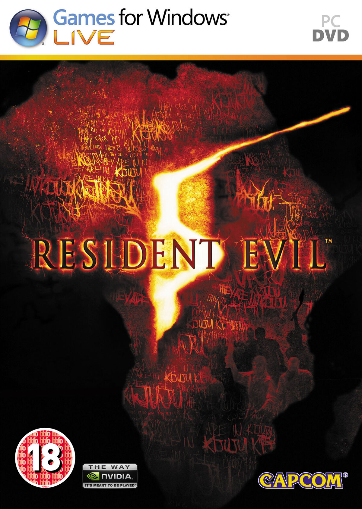 Resident Evil 5 (Pedido)  CAPAS DE DVD - CAPAS PARA DVD