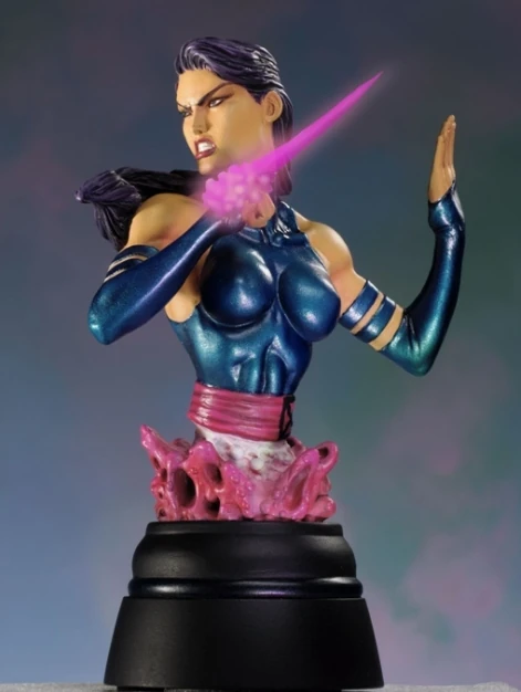 Mini buste Bowen Designs Marvel Psylocke X-Men X-Force 472/3000