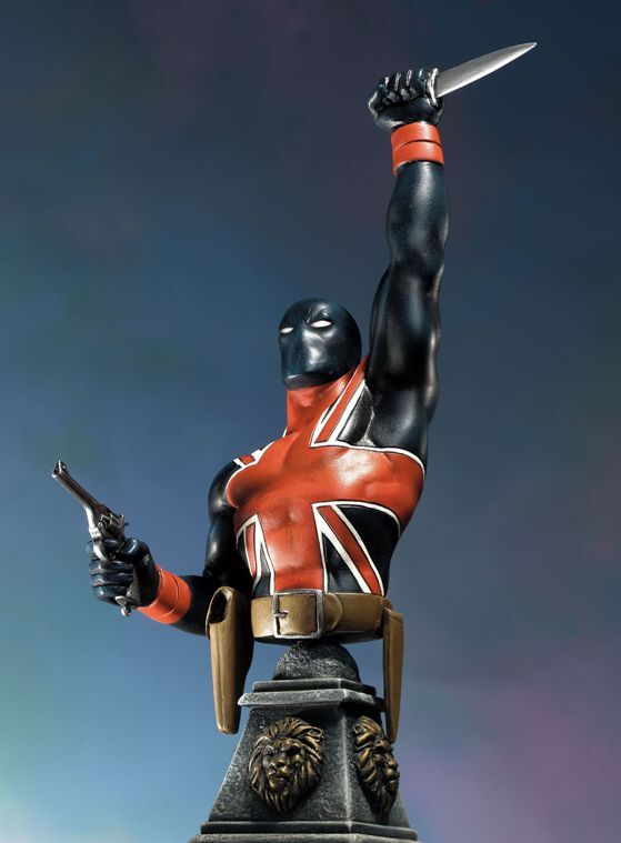 ✠ UNION JACK MINI-BUST / MARVEL Bowen Designs Union Jack Mini Bust Marvel Captain America