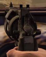 The Magnum in first person.