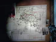 Red - Known Chimera Routes / Dashed - Projected Routes