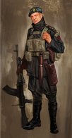 Stephen Cartwright concept, with a Bren gun proper to the time setting.