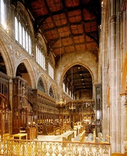 Interior of Manchester Cathedral.