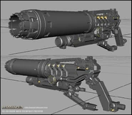 Cryogun concept render.