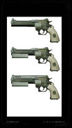 Concept art of the Magnum with various upgrades.