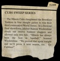 AFAO cubssweep