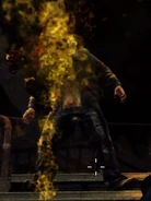 A Warden is killed by an exploding pustule.