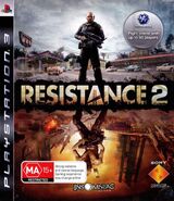 Resistance 2 PlayStation 3 front cover