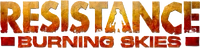 Resistance - Burning Skies Logo