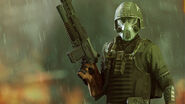Black Ops multiplayer skin in Resistance 3.