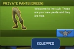 Private Pants (Green) (810 KB) Private Pants (Green)