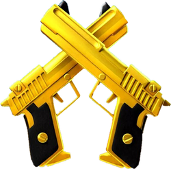 Dual Golden Pistol