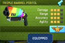 Triple Barrel Pistol