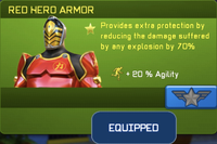 Red Hero Armor