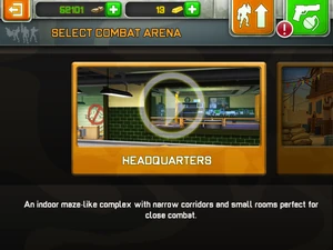 Bewitched Headquarters's "old" look in the menu.