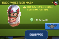 Rudo Wrestler Mask