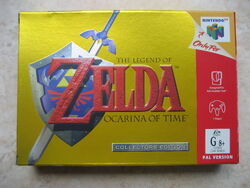 Legend of Zelda Ocarina of Time N64 Replacement Label Die Cut -  Finland