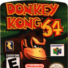 donkey kong 64 grey cartridge