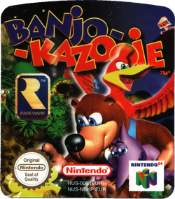 Nintendo 64 Game Cartridge - Banjo Kazooie