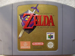 Legend of Zelda Ocarina of Time N64 Replacement Label Die Cut -  Finland