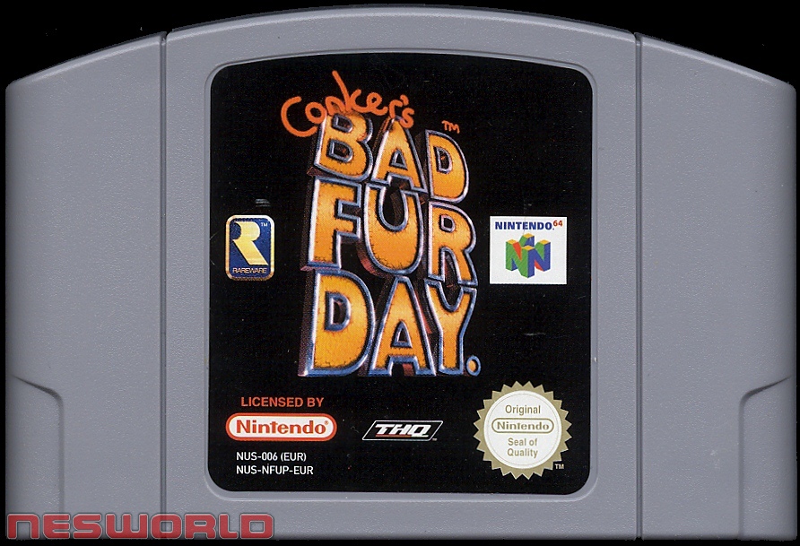 Conker's bad deals fur day n64