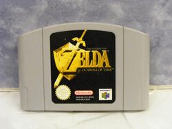 Legend of Zelda Ocarina of Time Gold Collectors Edition Original Nintendo 64