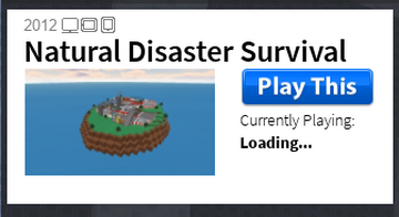 Natural Disaster ( Roblox ) On Ps4 Pro 