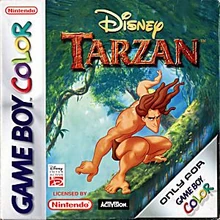 Disney's Tarzan gbc poster