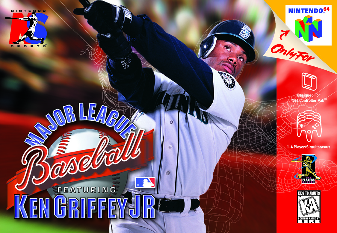 First time playing Ken Griffey Jr Presents Major league baseball