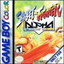 Street Fighter Alpha gbc poster