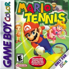 Mario Tennis gbc poster