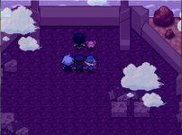 Sommet du pilier céleste amaryllis tente d'invoquer Rayquaza