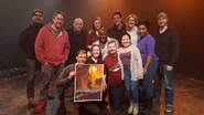 Alastair Reynolds meeting with the cast and crew of the theatrical adaptation [6]