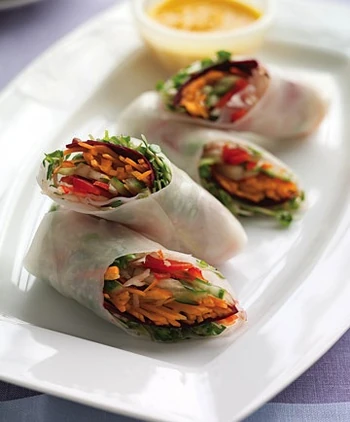Saladpaperrolls