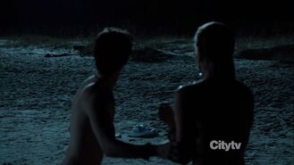 Daniel and Charlotte find Jack and "Daniel's" corpse