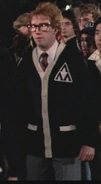 Poindexter in his Tri-Lamb jacket.