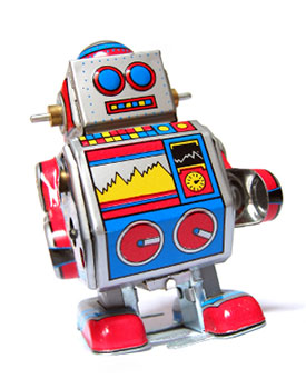 Retro-toy-robot