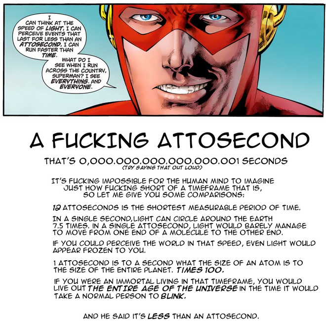 The Flash in an attosecond. Flash wins lol 895e5d 4657828