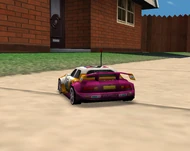 Rear quarter view of AMW.